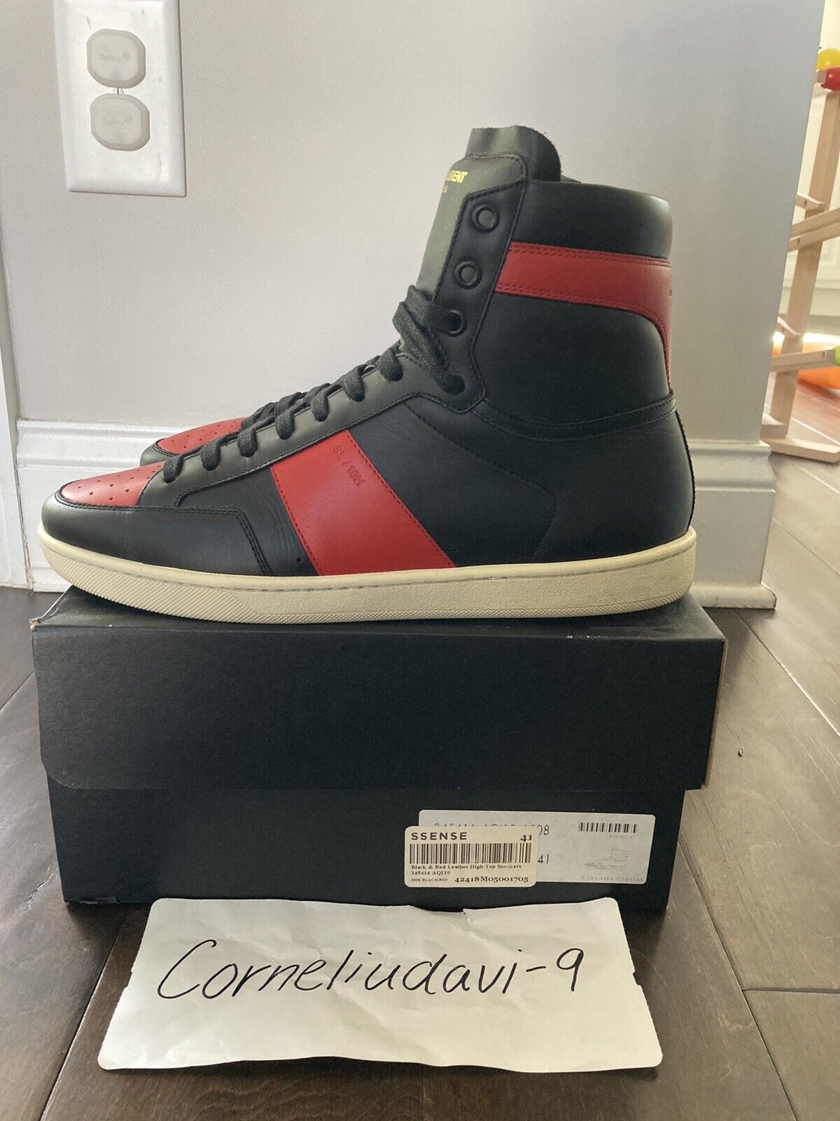 28cm YSL SL COURT HIGH BRED