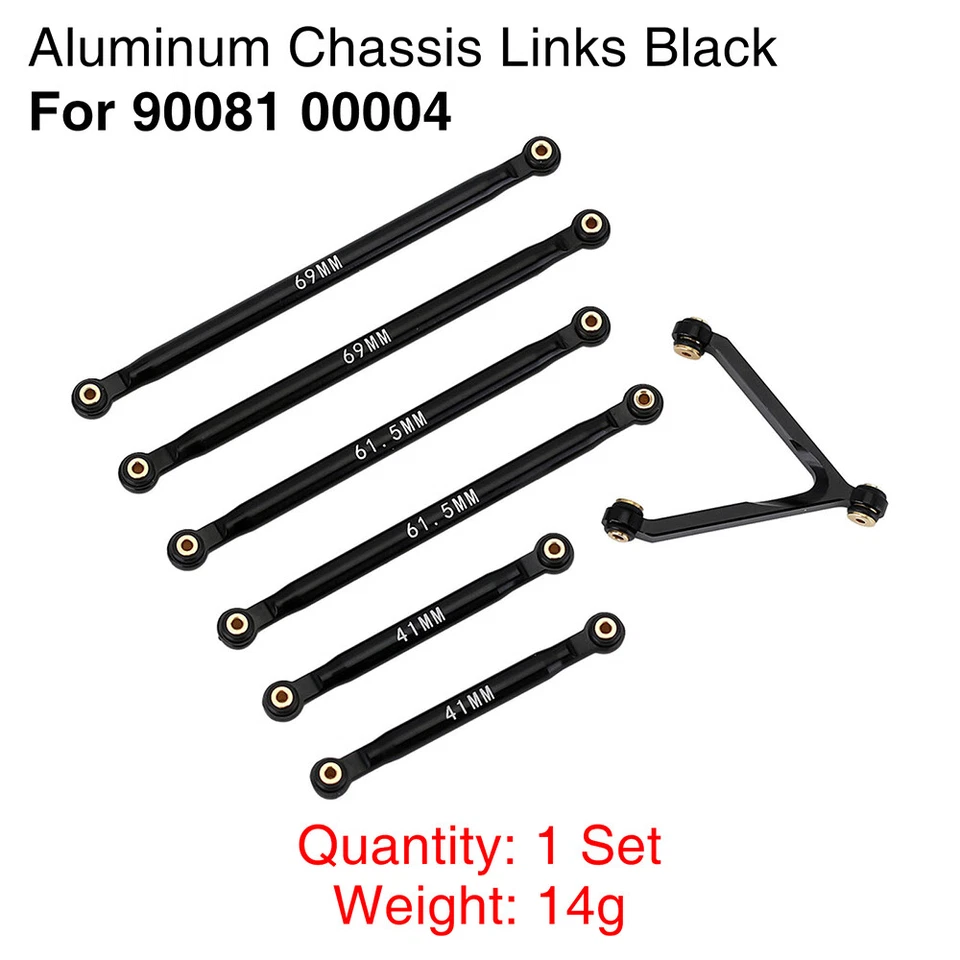 Front aluminum alloy chassis Deadbolt CNC AL Link für Axial SCX24 1/24 RC Auto - Bild 2 von 4