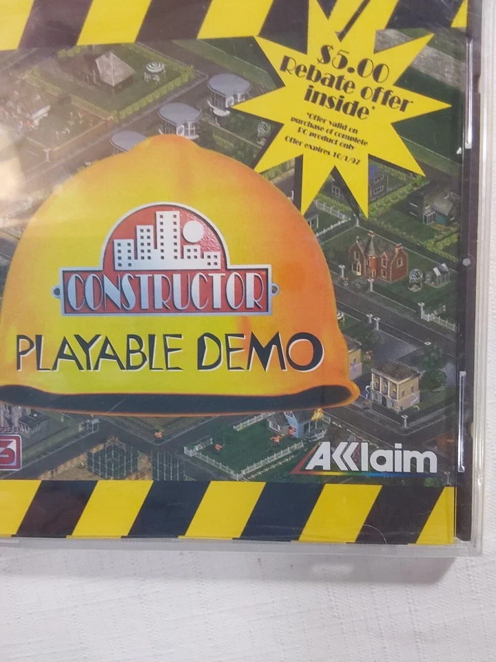 Aklaim Constructor Playable Demo PC With Four Demo Games On It - Image 3 of 4