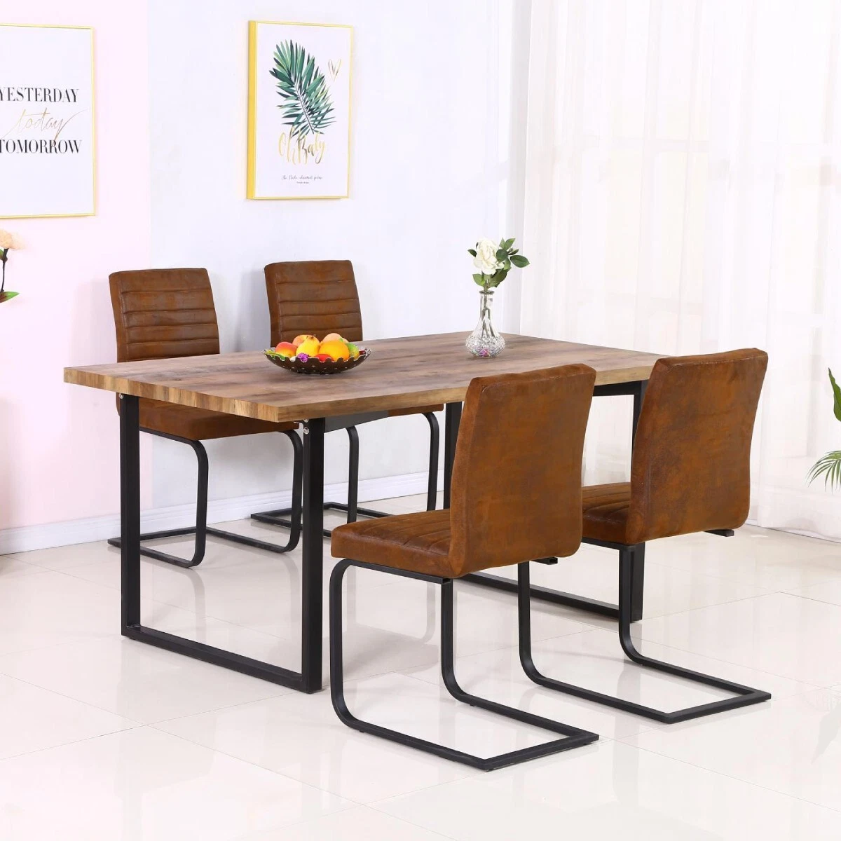 Boston metal cheap dining chair