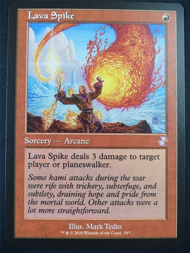 Lava Spike Time Shifted - TSR - Mtg Karte #57E