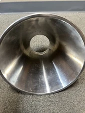 USED - Xtractor Depot 4" Sanitary 304 Stainless Steel Tri-Clamp Funnel Hopper