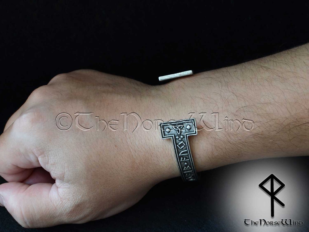 Wikinger Runen Armband Gibu Auja Armreif Mittelalter Schmuck