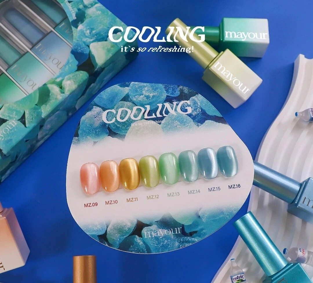 MAYOUR COOLING Magnet Gel Nail Polish 8 Color K Beauty