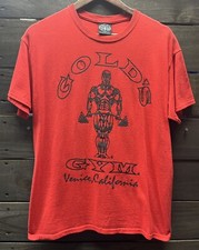 Vtg Golds Gym Mens Bodybuilder Venice California Men s T-Shirt Made In USA 10