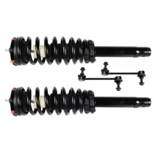 4 Pieces For 2010 2011 2012 Ford Fusion Front Complete Struts & Sway Bar Links