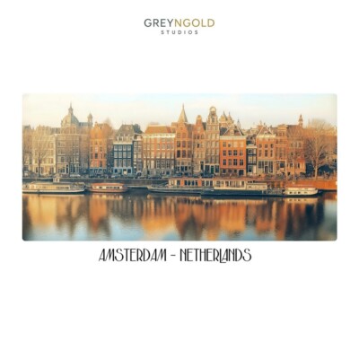 Travel Art Poster Amsterdam Wall Art Print pick size A4/A3/A2/90x60cm ...