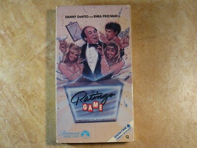 THE RATINGS GAME DANNY DEVITO RHEA PERLMAN VHS 1ST EDITION 1984 PARAMOUNT