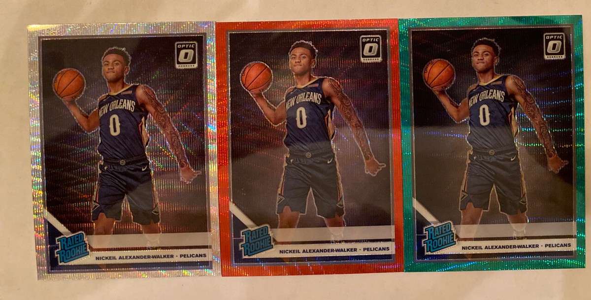 Nickeil Alexander-Walker 2019-20 Optic Silver Red Green Prizm Wave