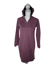 Smartwool Everyday Exploration Merino Wool Hoodie Dress Woodsmoke Casual XS New