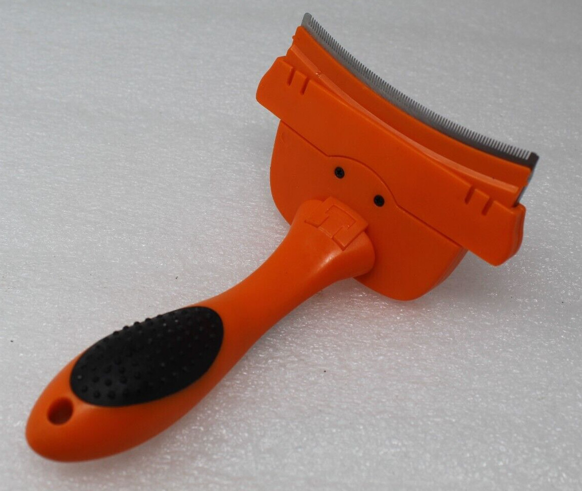 NEW GOPETS Dog / Cat De-Matting Comb Stainless Steel &excellent Handle 4" Blade