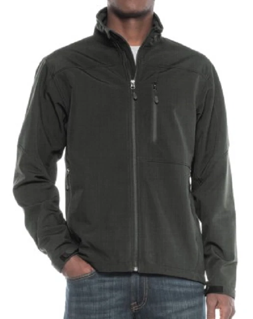 NEW Tahari Men's Soft Shell Jacket Heather Print Size Medium $100 Retail