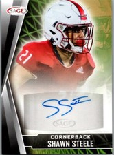 2022 SAGE Low Series Black Auto RC Shawn Steele South Alabama