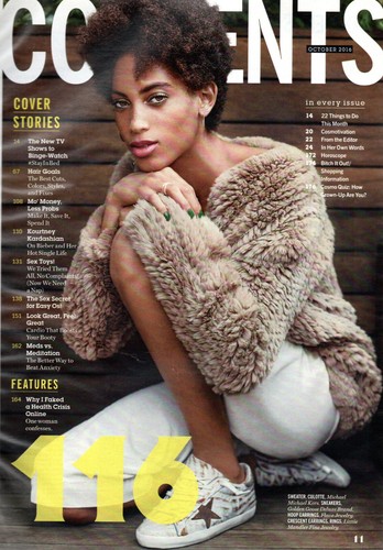 COSMOPOLITAN Magazine October 2016 Kourtney Kardashian Laverne Cox Nacho Recipes - Picture 2 of 3