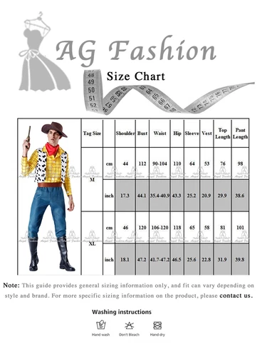 Toy Story Woody Halloween Cosplay Costume Cloth For Adult Men's & Women Suit - Bild 5 von 11