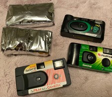 35mm film camera lot 5 Point  shoot single-use