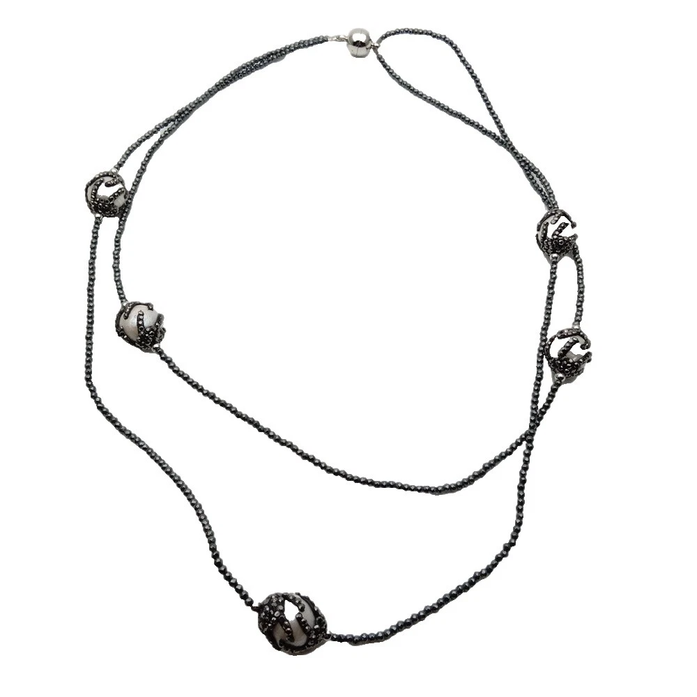 Hematite White Gold Fashion Necklaces & Pendants