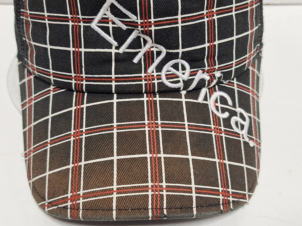 Emerica *Muestra* Malla a Cuadros Gorra de Camionero Snapback Gorra Patinador Skateboarding OSFM Foto 4 de 4