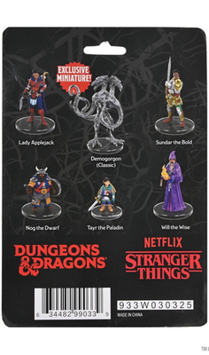 Dungeons & Dragons Stranger Things Heroes of Hellfire Miniatures
