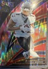 2024 Panini Select - Concourse Darnell Mooney #44 Black & Red Shock Prizm