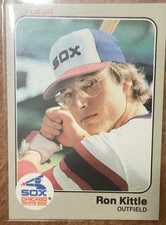1983 Fleer Ron Kittle Rookie card. rookie card picture
