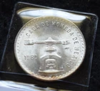 1980 Casa de Moneda de Mexico 1-ounce Mexican Sterling (.925) Silver Coin