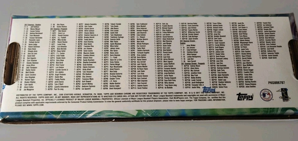 2017 Bowman Chrome Mini Baseball Cards Factory Sealed Set Judge Acuna Rookie - Image 3 of 3