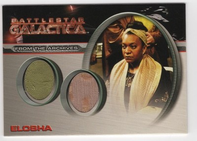 Lorena Gale as Elosha Battlestar Galactica Season 4 Dual Costume Relic Card DC13