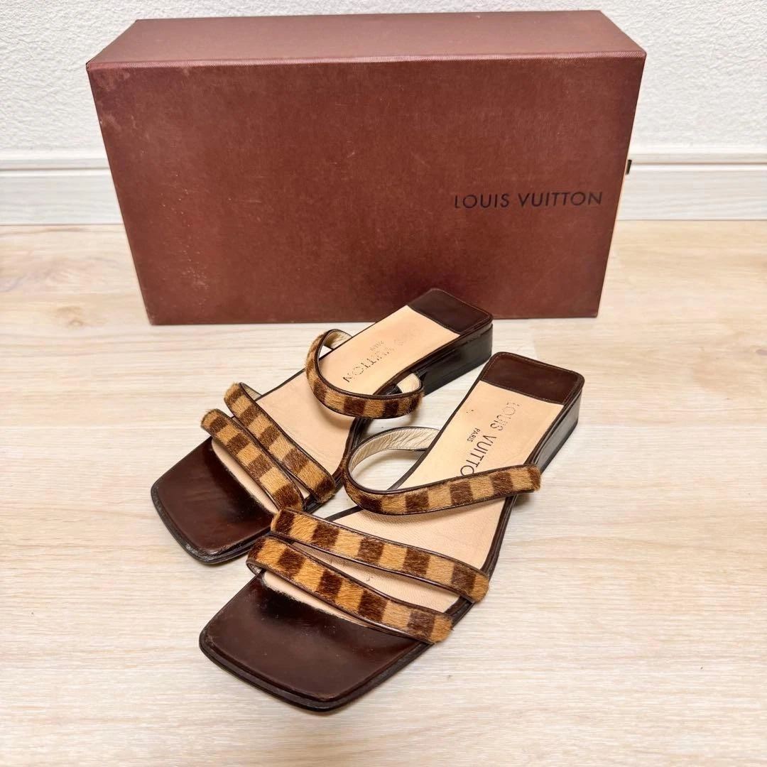 Louis Vuitton Damier Shoes In Women's Sandals & Flip Flops for