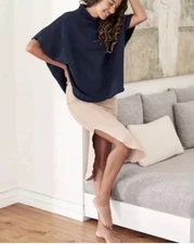 NWOT FRANK & EILEEN DONEGAL UNFORGETTABLE SKIRT MIDI BEIGE SIZE LARGE