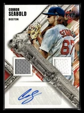 2022 Panini Diamond Kings #DMS-CS Connor Seabold DK Materials Signatures