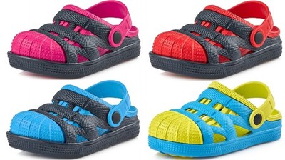 Ladeheid Kinder leichte EVA Clogs Gartenclogs Gartenschuhe Fußgesundheit 24-29