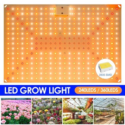 360W NEW Full Spectrum Quantum Board Professional LED Grow Light For All Plants