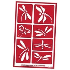 Armour Products Ove N Over-Dragonfly Over N Over Reusable Glass Etching 