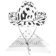 Cow Print Beanie Hat Cowprint Cowgirl Accessories Hats for Women