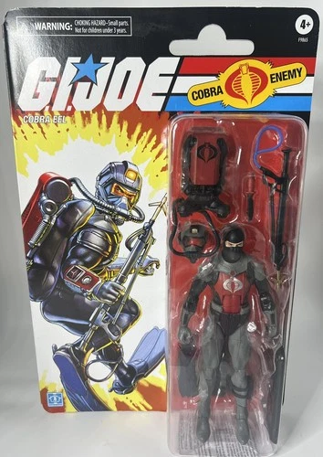 GI Joe Classified Series Retro Cobra Eel 6" Action Figure 2024 Hasbro New