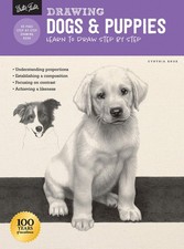 Drawing: Dogs  Puppies: Learn to draw step by step How to Draw  Paint - ...