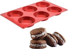 Silicone Egg Molds 3" Round Muffin Top Pan for Egg Bites Muffins Tarts Bakeware