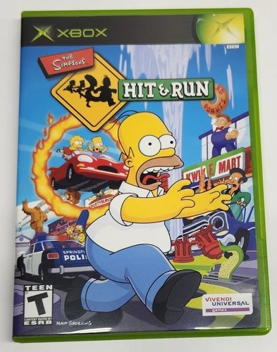 The Simpsons: Hit & Run (Microsoft Xbox, 2003) No Manual, Tested