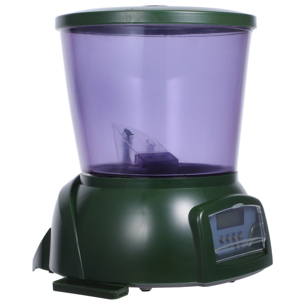 Tanque alimentador automático de peces (mecánico) semiautomático estanque acuario