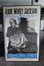 Aunt Molly Jackson 11x17 Poster Justseeds Pete Yahnke Framed w/ Glass Front