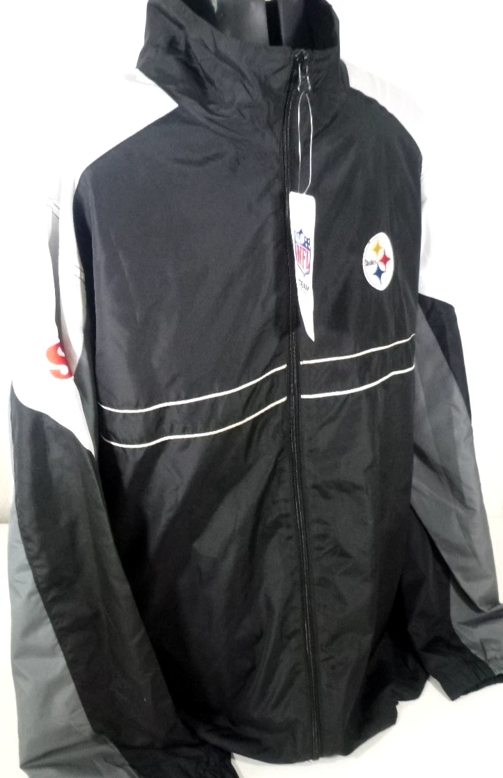 Pittsburgh Steelers-Mens Windbreaker Jacket-Sports Illustrated Promo-Large-NEW image 5