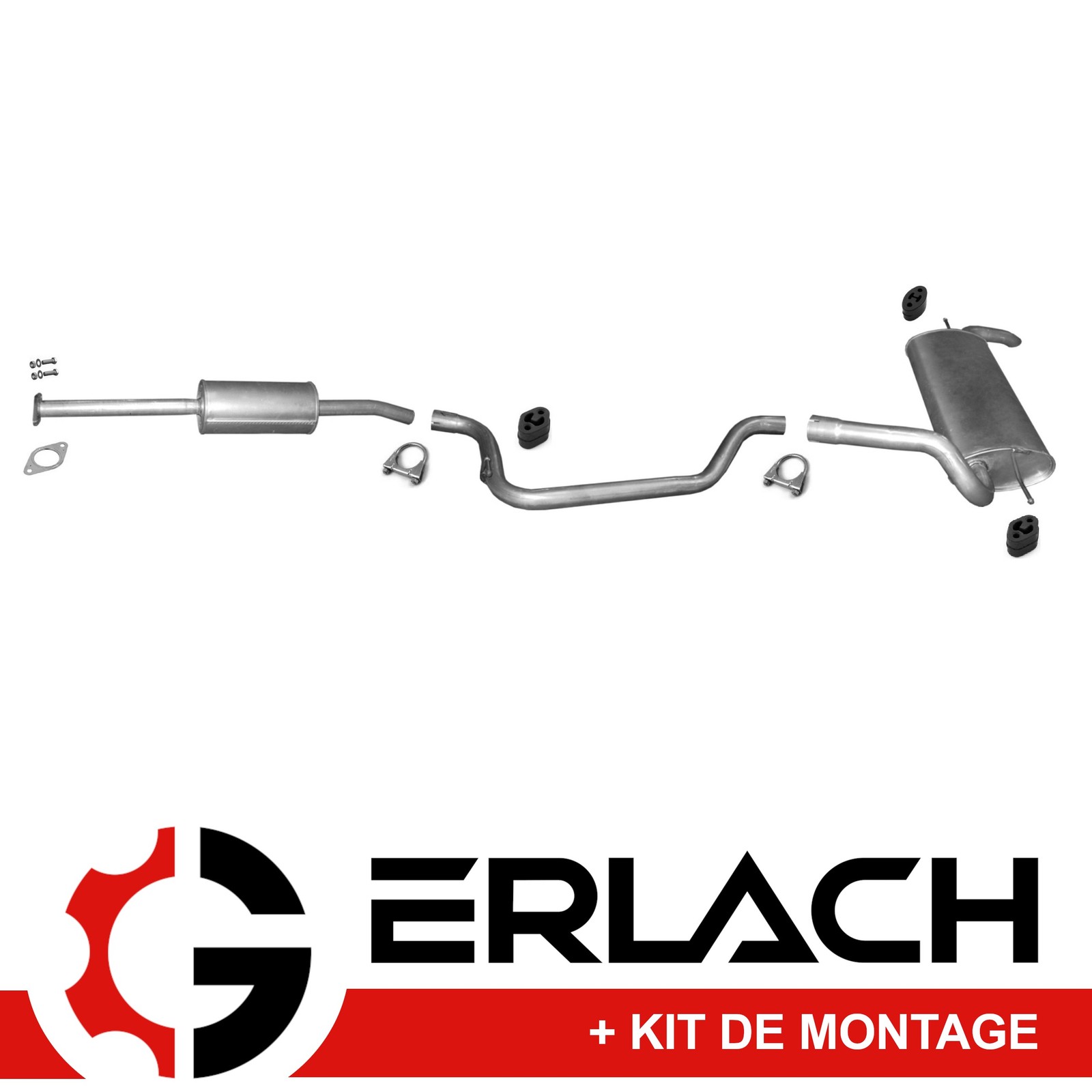Silencieux échappement Ford C-Max II et Focus 3 essence diesel 1.6