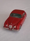 Vintage Matchbox  Lisney #65 Jaguar 3.4l Red Gray Wheeles D18