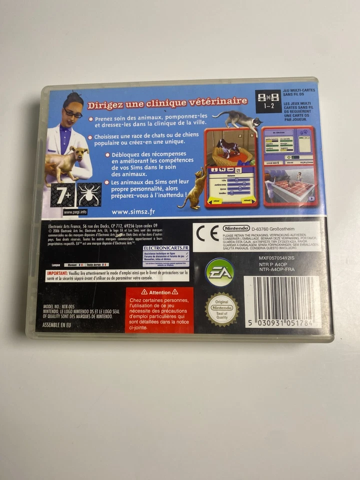 The Sims 2: Pets - Nintendo DS PAL Game and Box (No Manual) - Tested - Image 4 of 4