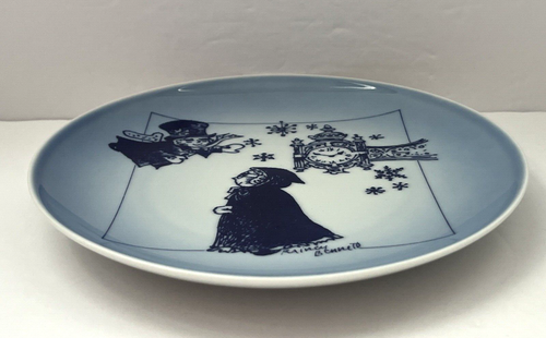 Rare! Marshall Fields 1978 Uncle Mistletoe & Aunt Holly B&G Bing Grondahl Plate - Picture 3 of 6