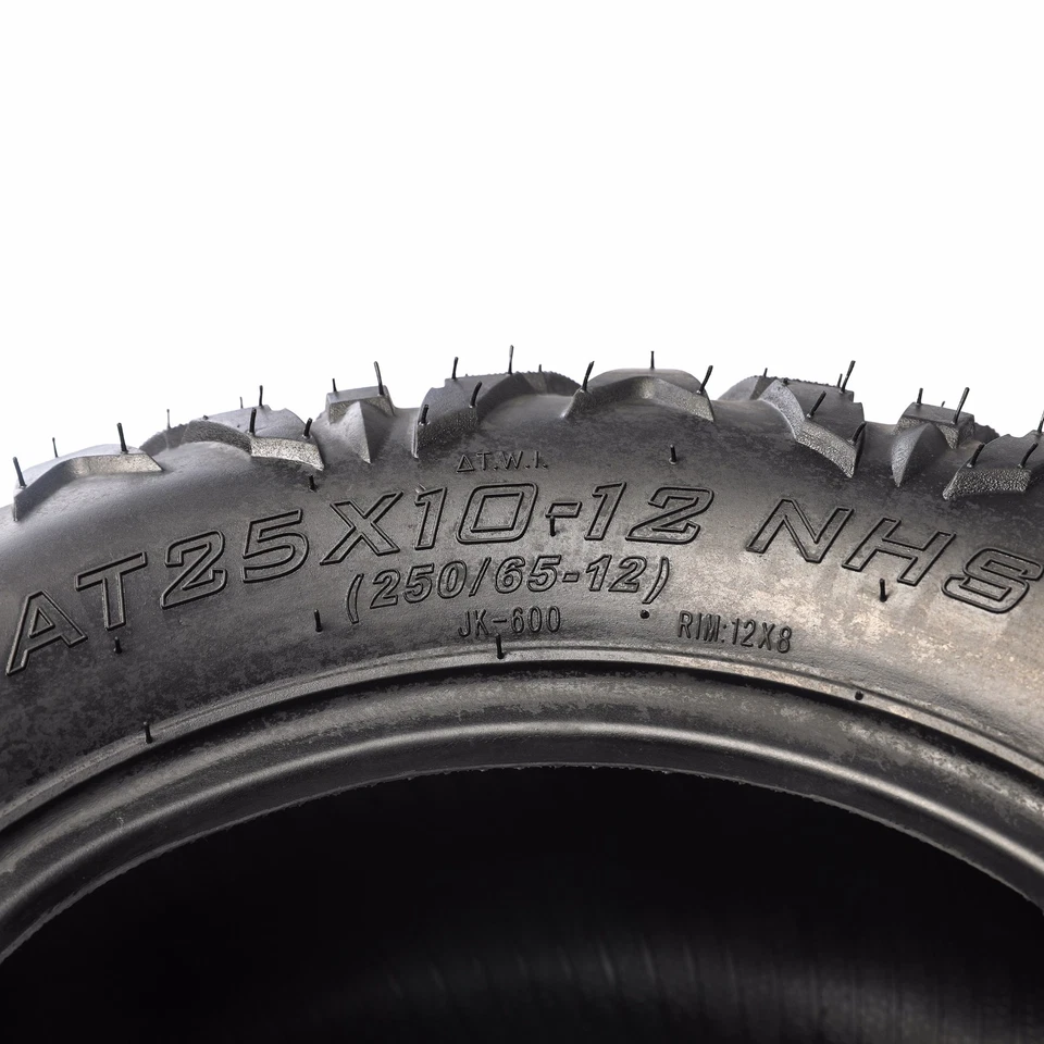 25" ATV 25x8-12 25X10-12 Tire 25X8x12 25x10-12 Tractor Mower Go kart Golf 6 PR - Image 2 of 4