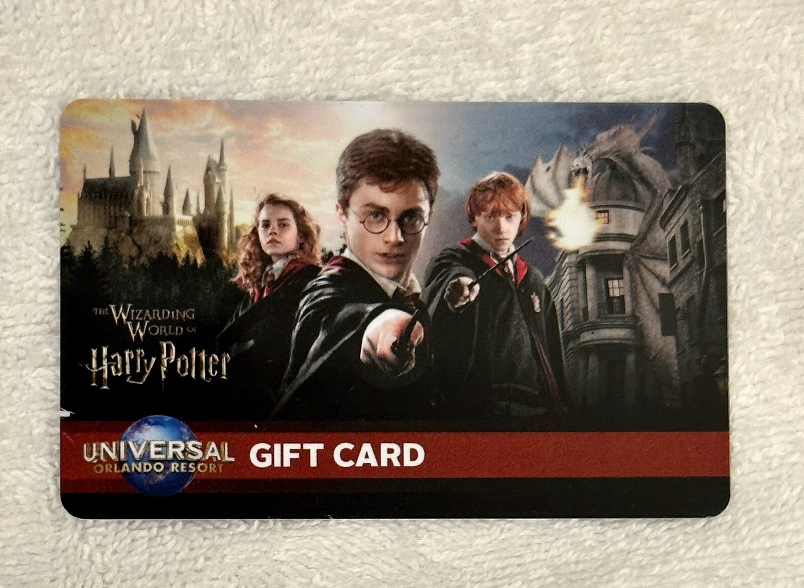 Universal Studios HARRY POTTER Wizarding World GIFT CARD