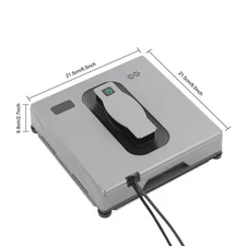 Cleaner Robot Automatic Window Vacuum Cleaner w/ Manual/Auto Water Spray Remote