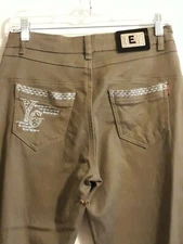 Woman's CHENG GONG Sz M (30"X31") Gray Cotton/Poly Stretch Skinny Jeans